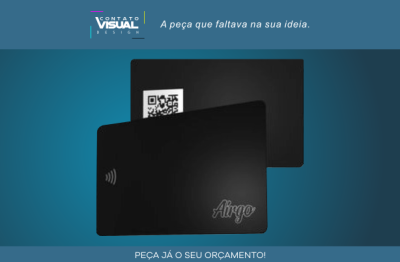 CARTÃO DE VISITA AIRGO (POR APROXIMAÇÃO e QRcode)