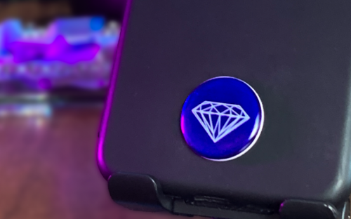Cartão Digital Aírgo (TagNFC Diamante) Azul ou Dourado