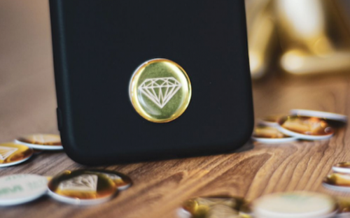 Cartão Digital Aírgo (TagNFC Diamante) Azul ou Dourado