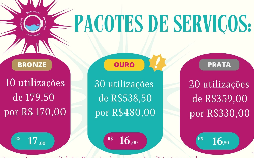 Combo Bronze - 10 utilizações: R$ 170,00 (economia de R$ 9,50)