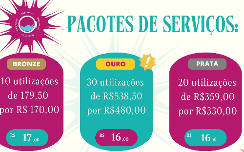 Combo Prata - 20 utilizações: R$ 330,00 (economia de R$ 29,00)