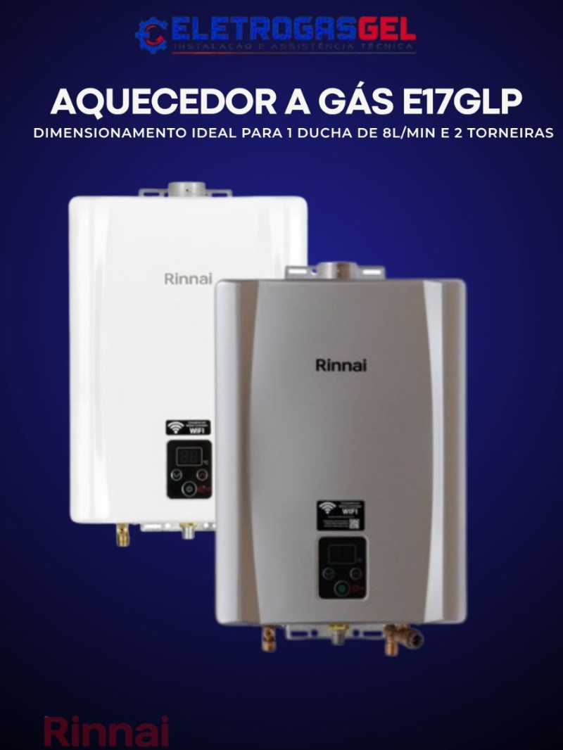 AQUECEDOR A GÁS E17 GLP