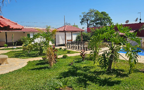 Vista geral da chácara