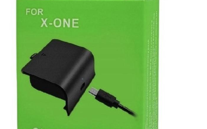 Bateria E Cabo Carregador Dobe Controle Xbox One (s)x - Pto