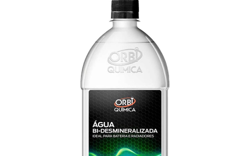 Água desmineralizada 1 Lt - Orbi química