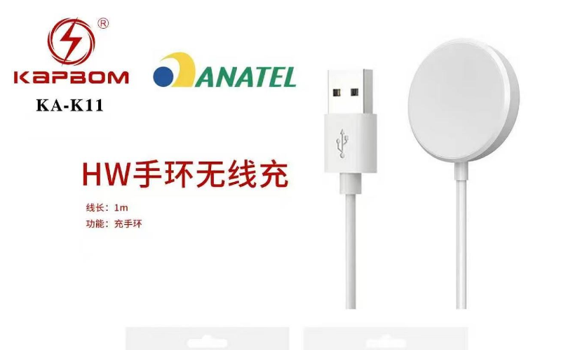 Cabo de Carregamento Magnético para SmartWatch 27cm