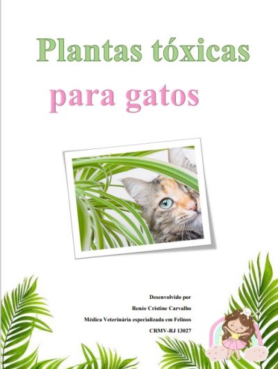 Ebook Plantas Tóxicas para Gatos