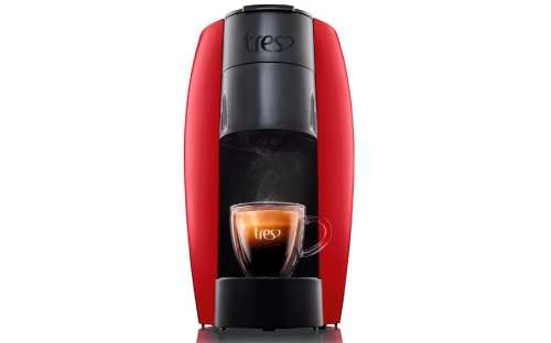 Cafeteira Espresso TRES Lov Preto Brilhante - 3 Corações