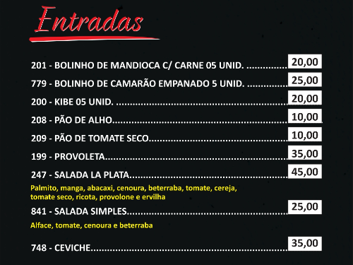 ENTRADAS :::