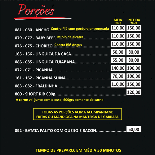 PORÇÕES :::