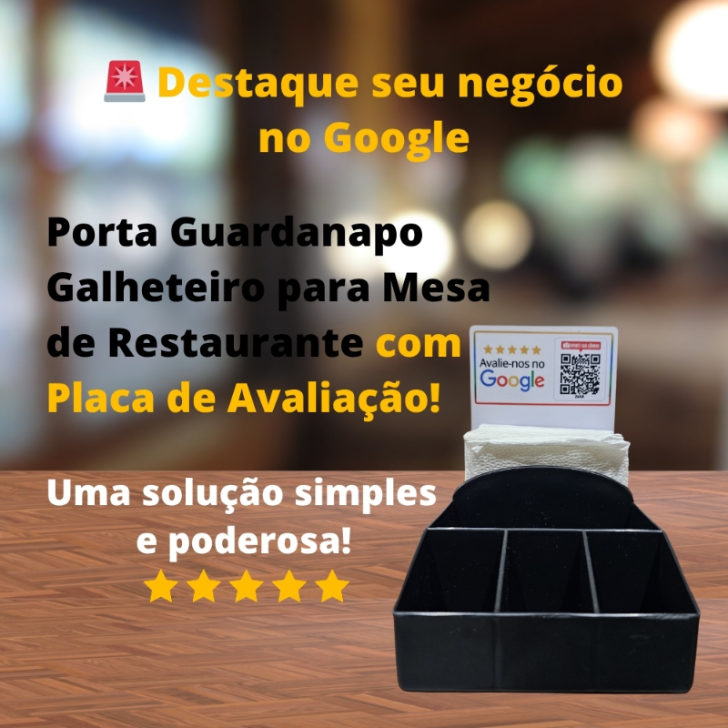 Porta Guardanapo Google