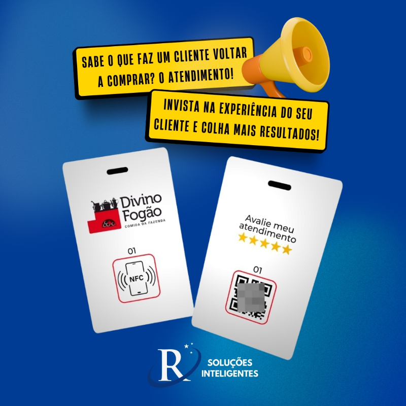 Cartão de avaliação personalizado