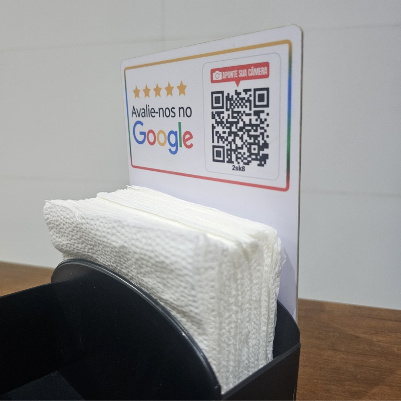 Porta Guardanapo Google