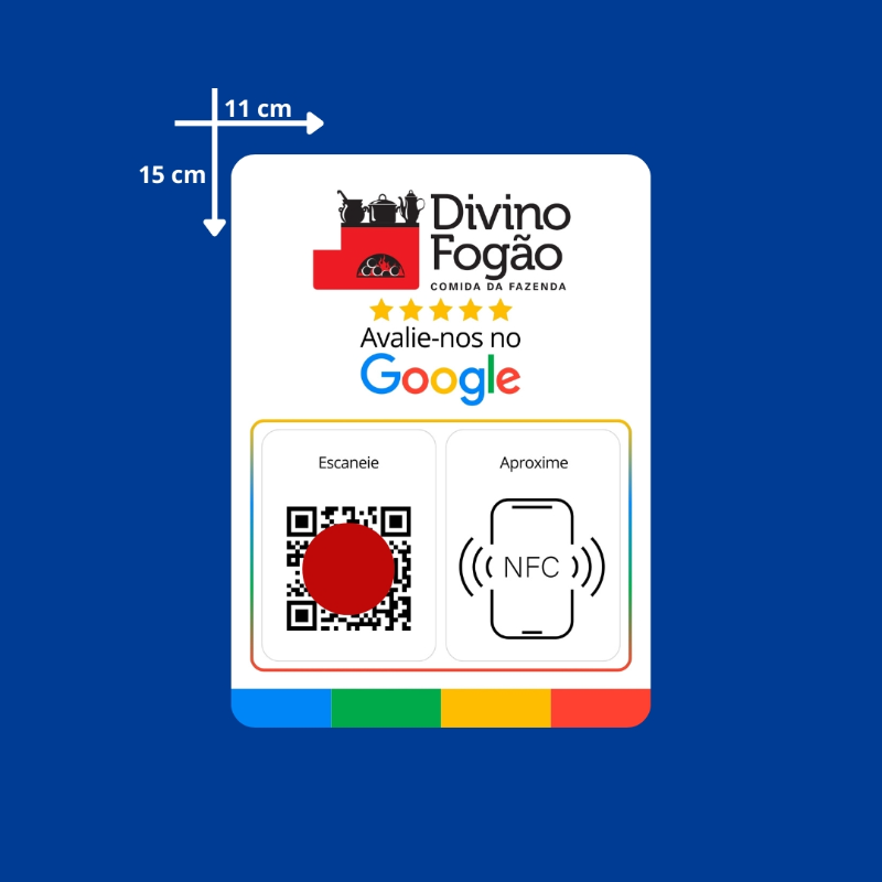 Placa Personalizada Google - 11x15