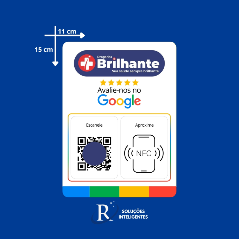 Placa Personalizada Google - 11x15