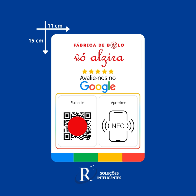 Placa Personalizada Google - 11x15