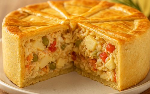 Torta Frango c/ Palmito - 1,5 kg