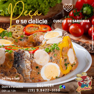 Cuscuz de Sardinha - 1,4 kg