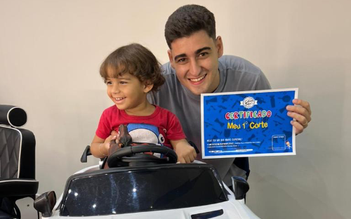 PRIMEIRO CORTE EM GRANDE ESTILO