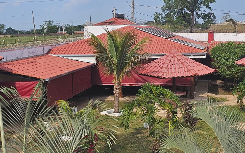 Vista geral da chácara