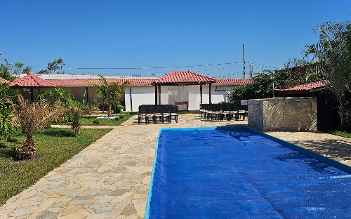 Vista geral da chácara