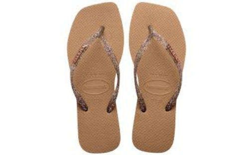 HAVAIANAS SQUARE LOGO METELIZADA