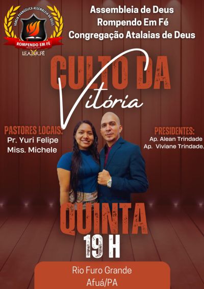 ( QUINTA-FEIRA ) CULTO DA VITÓRIA