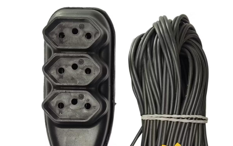 extemsao 3entrada tomada 3m fio