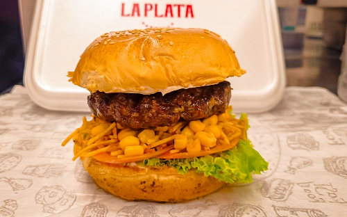 Hamburguer com Bife Artesanal