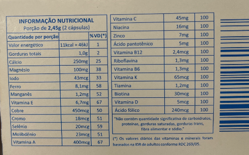 Suplemento alimentar A-Z (Teuto)