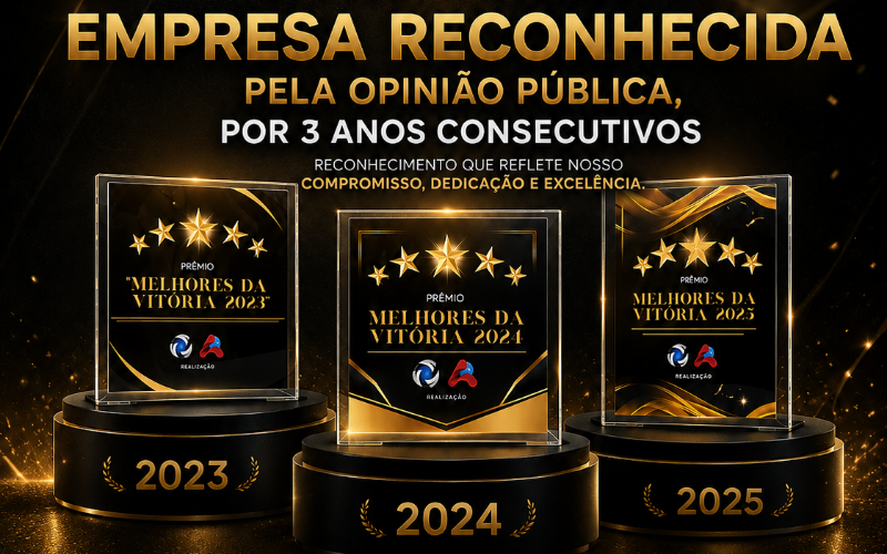 Eleitos 3 anos consecutivos como 