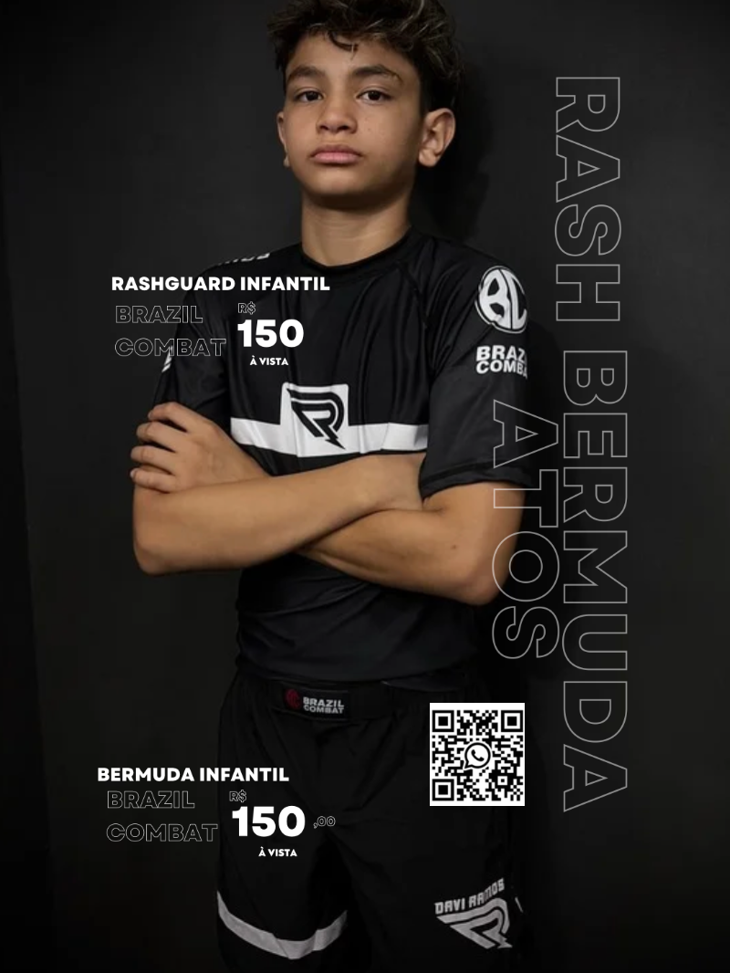 Rashguard NO GI BC infantil bermuda, NO GI infantil