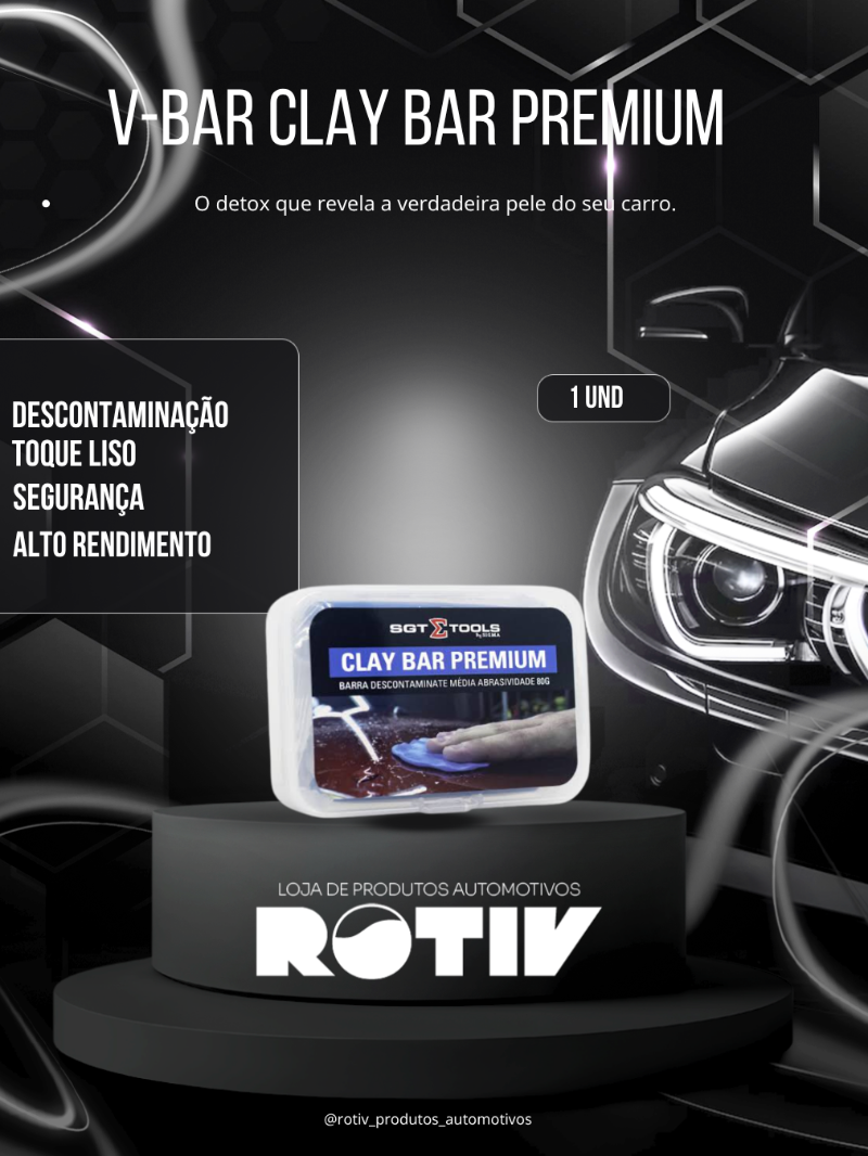 Barra Descontaminante Clay Bar Premium