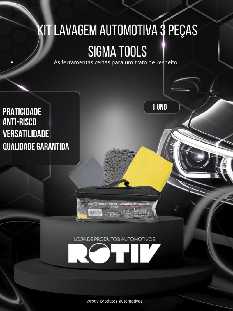 O Kit Lavagem 3 em 1 da SGT