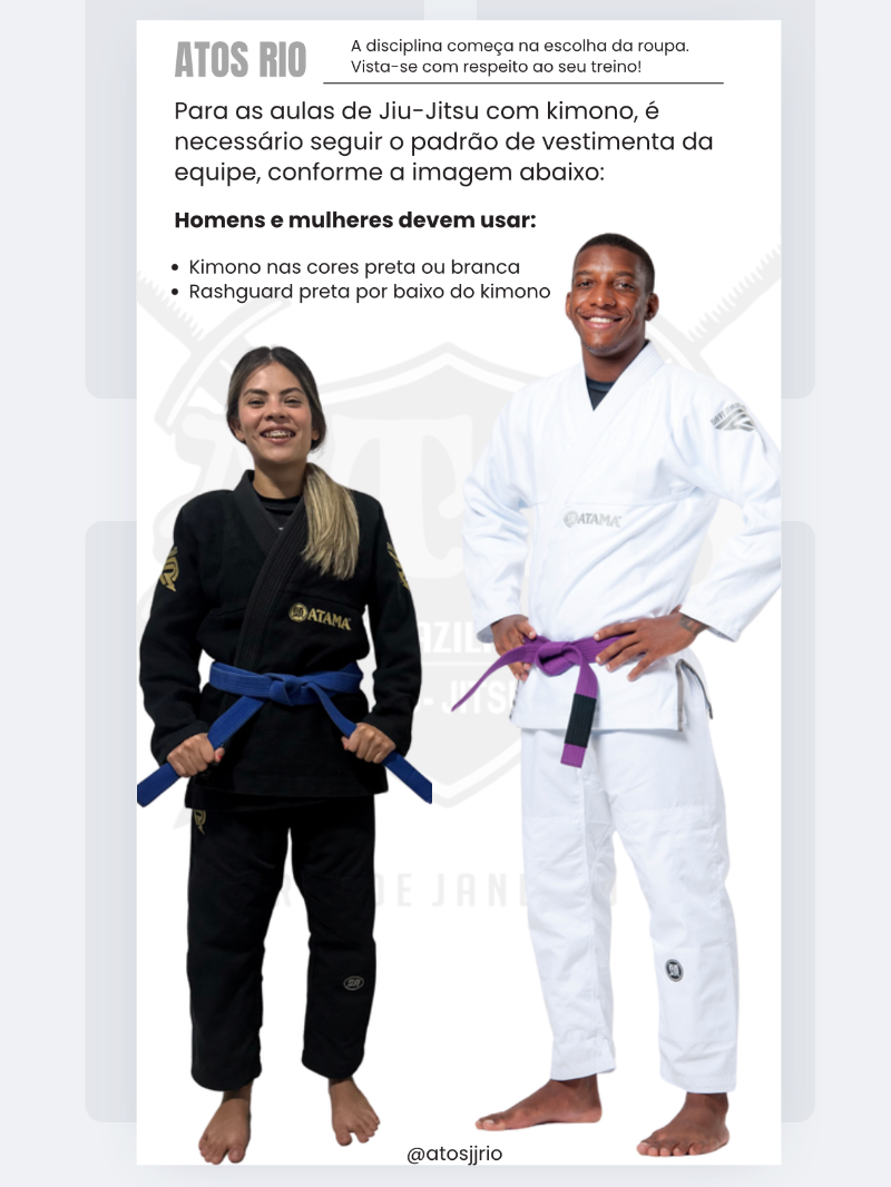 Vestimentas Padrão Atos Rio