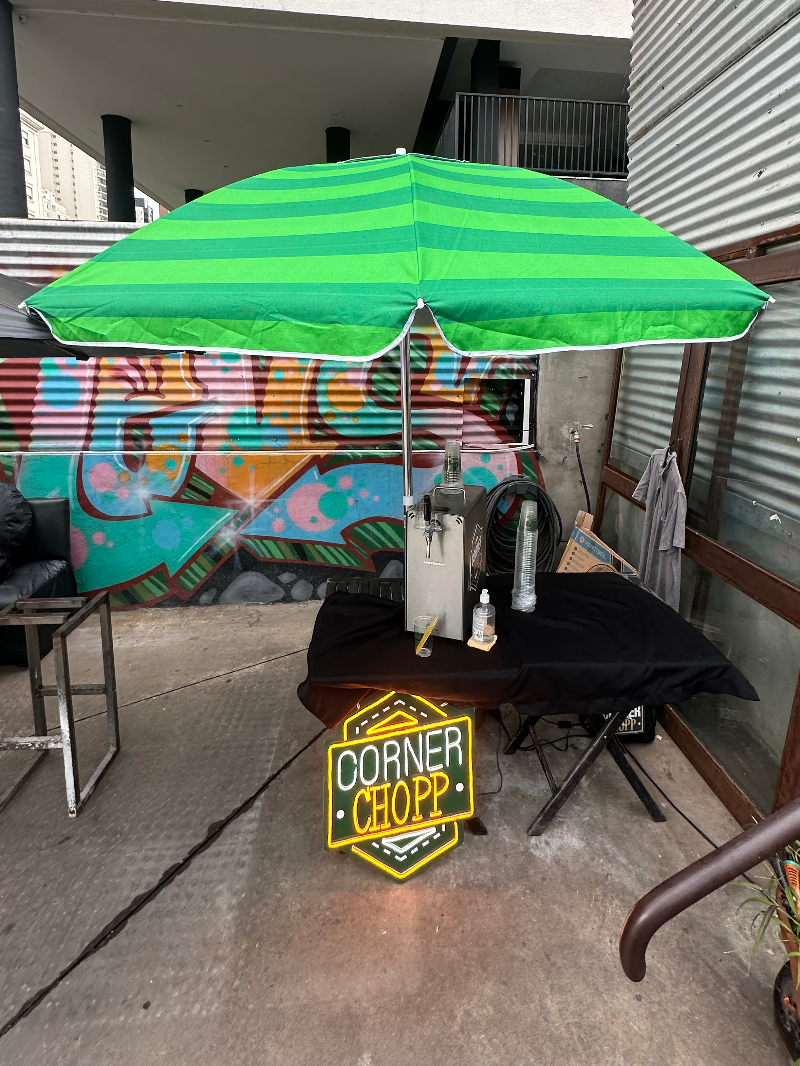 Leve a experiência Corner Chopp para o seu evento.