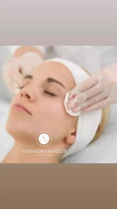 Limpeza de pele profunda.