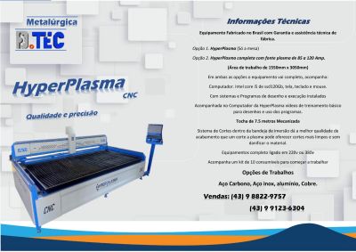HyperPlasma CNC D-Tec