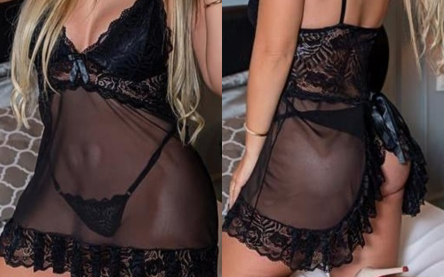 Camisola sexy aberta