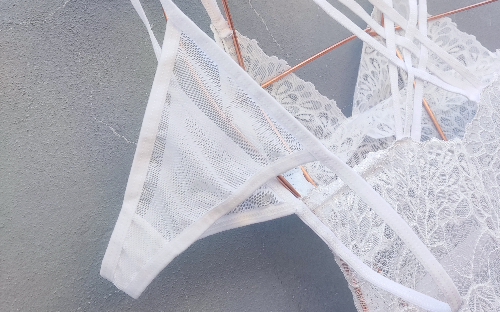 Camisola bico renda branco