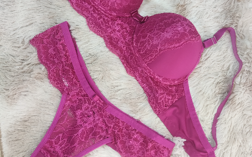 Conjunto bojo rendado
