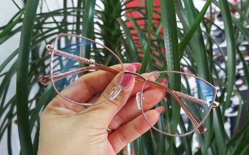 Armação metal com Brilho