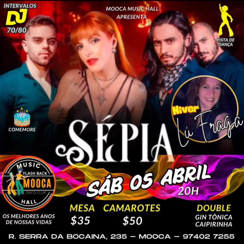 BANDA SÉPIA - POP ROCK E FLASBACK