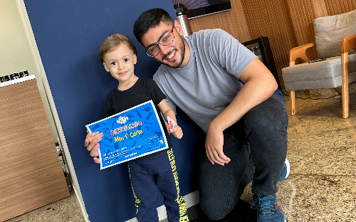 PRIMEIRO CORTE EM GRANDE ESTILO