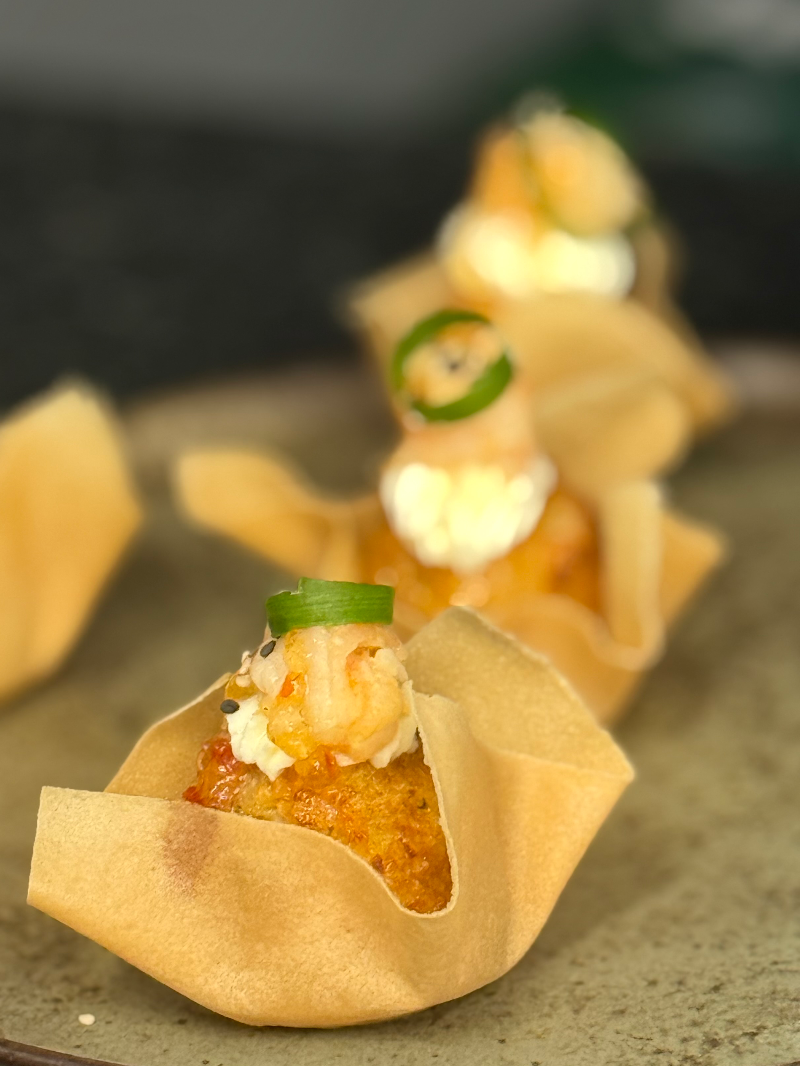 Cestinha de camarão!