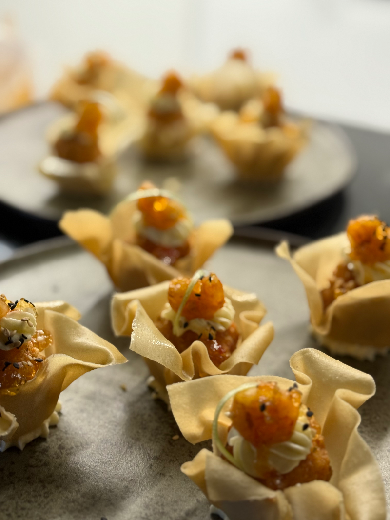 Cestinha de camarão!