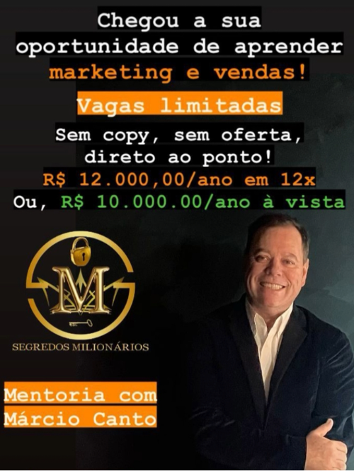 Mentoria Anual - Marketing e Vendas