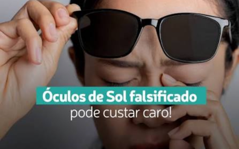 Seus olhos merecem óculos de sol originais, certificados e seguros