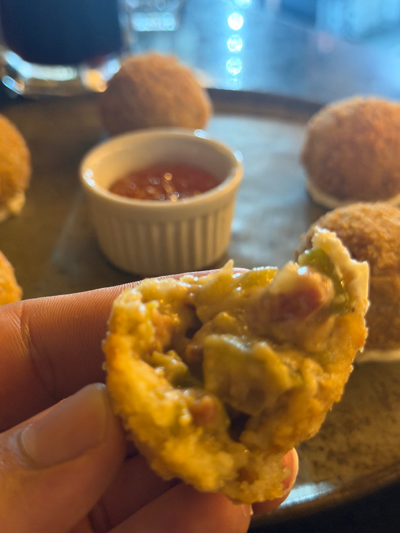 BOLINHO DE JILÓ COM BACON