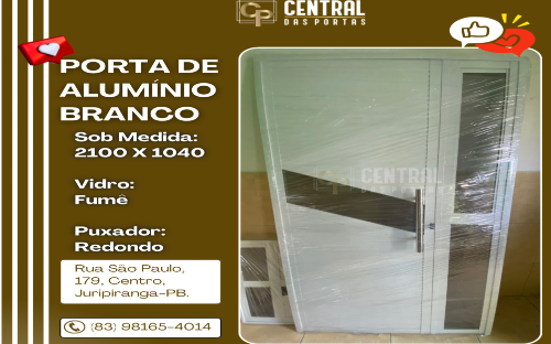 Porta em Alumínio Branco